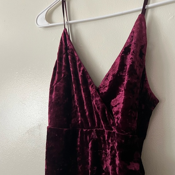 Forever 21 Red Slip Mini Dress Spaghetti Strap - Picture 2 of 3